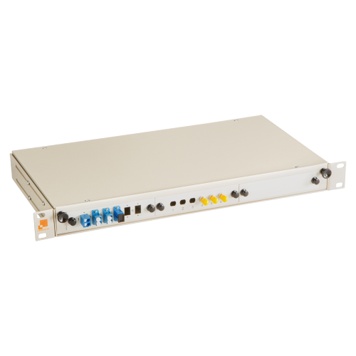 LANMASTER 19" optical enclosure for 3 adapter faceplates
